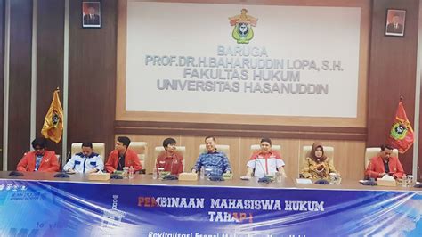 Pembinaan Mahasiswa Hukum Tahap I Tahun 2022 Fakultas Hukum Unhas