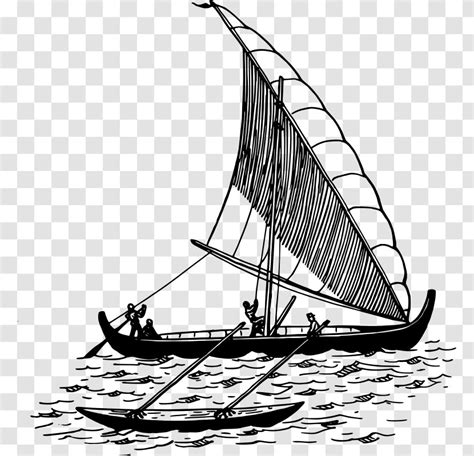 Drawing Sailboat Clip Art Skipjack Boat Transparent Png