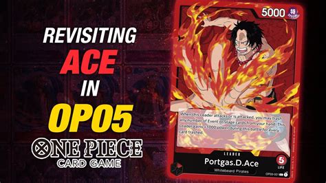 Ace In Op A Sakazuki Killer Deck List Gameplay One Piece Card