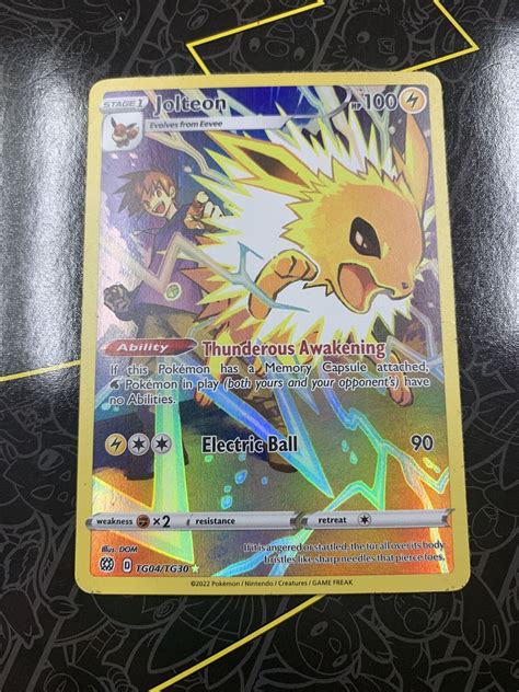 Mavin Jolteon Tg Tg Holo Rare Brilliant Stars Pokemon Tcg