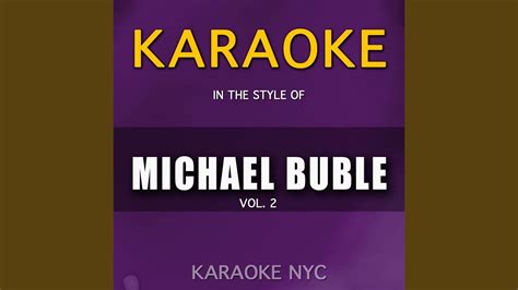 Sway Originally Performed By Michael Buble Karaoke Version