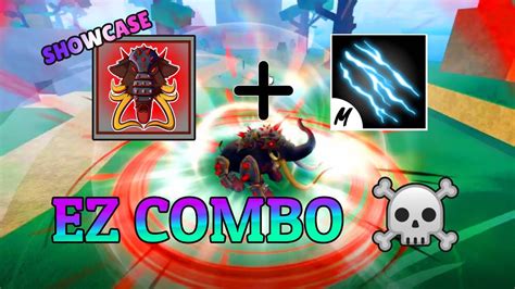 Mammoth Showcase Ez Combo One Shot Combo Blox Fruits Update 20