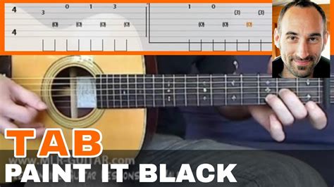 Paint It Black Guitar Chords