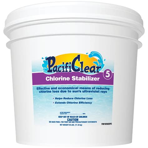 Pacificlear 25 Lb Chlorine Stabilizer Granule F081025025pc Walmart