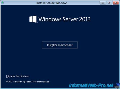 Installer Et Configurer Windows Server 2012 En Mode Core Windows