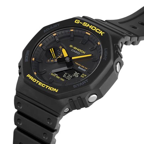 Ga B2100cy 1aer Casio G Shock Classic Bluetooth Solar Caution Yellow