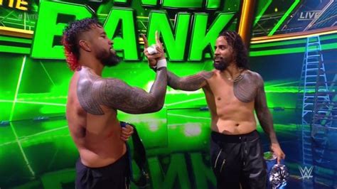 The Usos Capture Smackdown Tag Titles At Wwe Money In The Bank