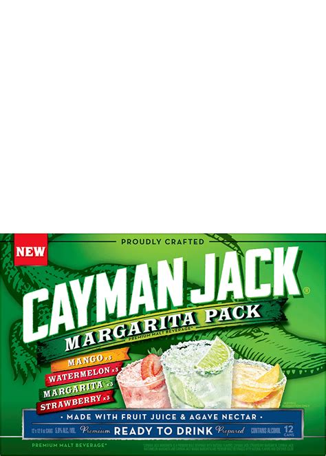 Cayman Jack Margarita Variety Pack Hard Seltzer Total Wine More