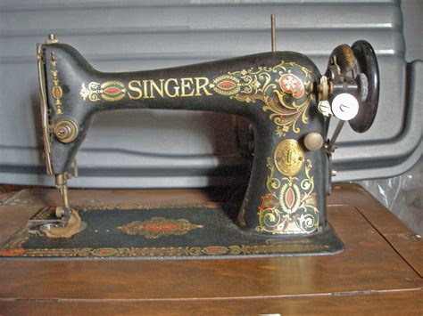 1910 Singer Red Eye Sewing Machine Starmusli