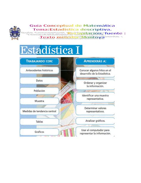 Gu A Estad Stica Descriptiva Probabilidad E Inferencia Estad Stica