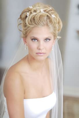 wedding updos with a veil | Wedding Hairstyles With Veil