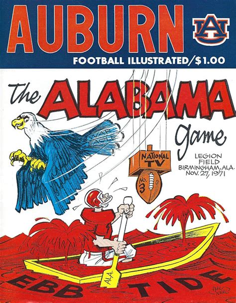 College Football Program Auburn Tigers Vs Alabama Crimson Tide