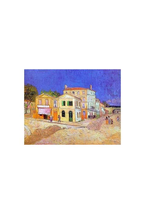 The Yellow House By Vincent Van Gogh Art Gallery Oil Painting