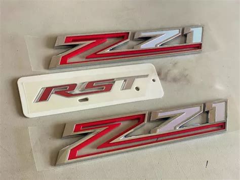 Emblemas Z Y Rst Chevrolet Silverado Cheyenne Meses Sin