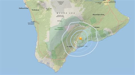 3.7 Earthquake Rattles Ka’u On Hawaii Island