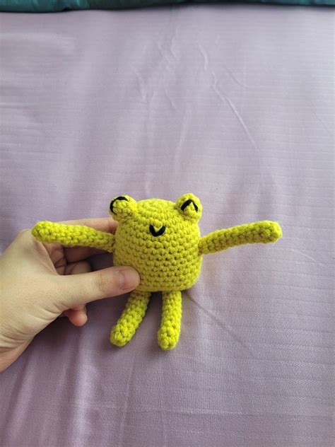 Crochet Froggy Hobbies Toys Stationery Craft Handmade Craft On