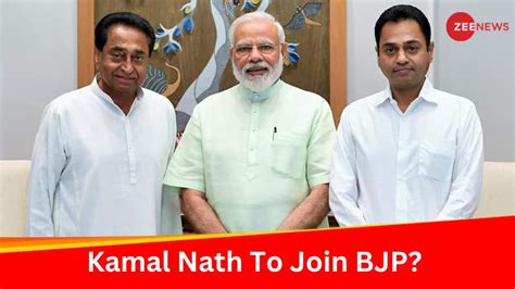 Kamal Nath To Join Bjp Former Congress Cm Reaches Delhi Amid Speculations India News Zee News