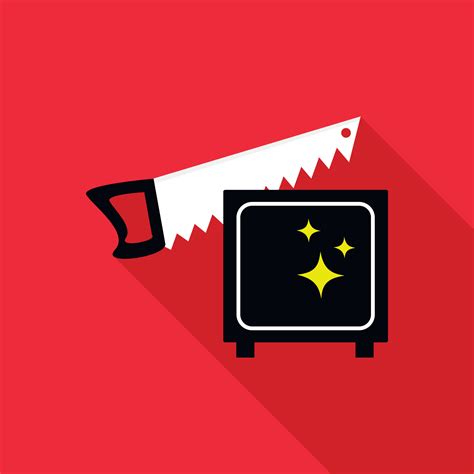 Magician Sawing Box Icon Flat Style Vector Art At Vecteezy