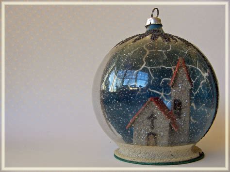 Vintage Christmas Snow Globe | Christmas globes, Globe ornament ...