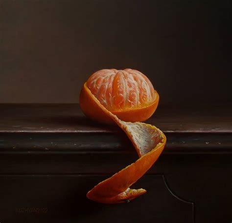 Mandarin Painting By Albert Kechyan Saatchi Art