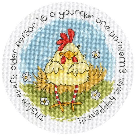 Bothy Threads Xms39 Spring Chicken Cross Stitch Kit Jks Cross Stitch