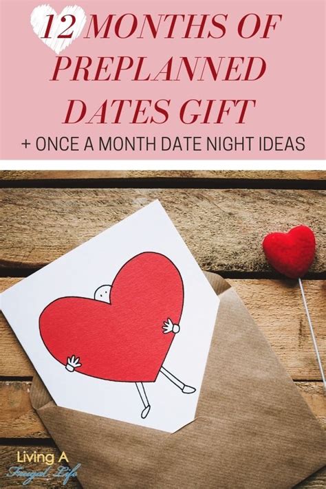 12 Months Of Preplanned Dates T Once A Month Date Night Ideas