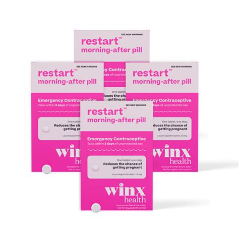 Restart™ Morning After Pill Value Pack Winx Health Formerly Known As Stix