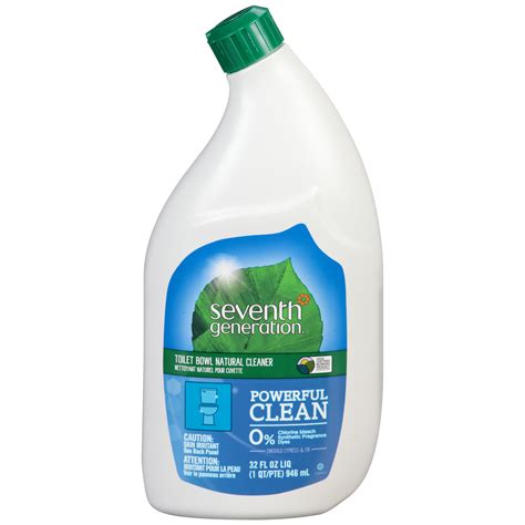 Seventh Generation Natural Toilet Bowl Cleaner Emerald Cypress And Fir 32 Fl Oz 1 Qt 946 Ml