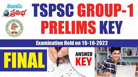 TSPSC GROUP 1 PRELIMS KEY 2022 FINAL 16 10 2022 YouTube