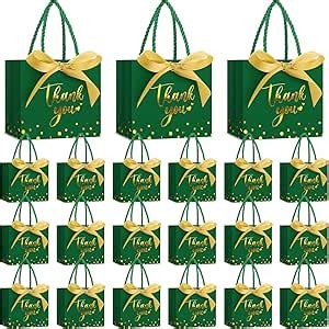 Amazon Jetec Pcs Mini Paper Gift Bag Bulk X X Thank