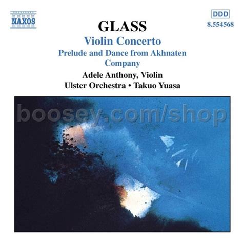 Philip Glass Violin Concerto Audio CD