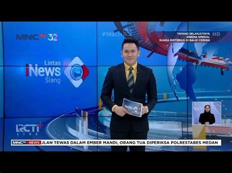 Lintas Inews Siang Mnctv Op Cl Youtube