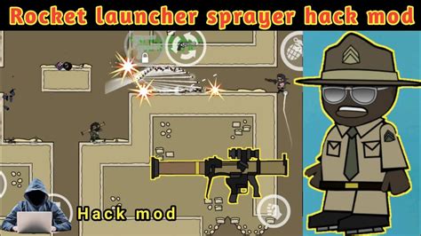 Mini Militia Rocket Launcher Sprayer Hack Mod Gameplay In Mini Militia