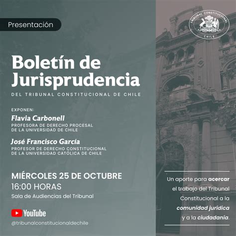 PresentaciÓn BoletÍn De Jurisprudencia Del Tribunal Constitucional