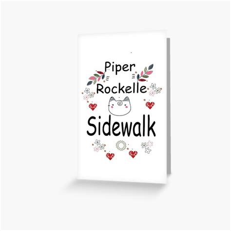 Piper Rockelle Merch Piper Rockelle Sidewalkhdb Greeting Card For