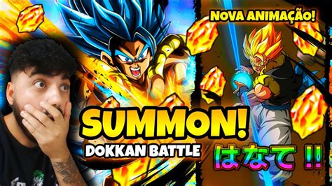 SUMMON DOKKAN BATTLE 9 ANIVERSÁRIO JAPONÊS GOGETA BLUE LR ドッカンバトル日本