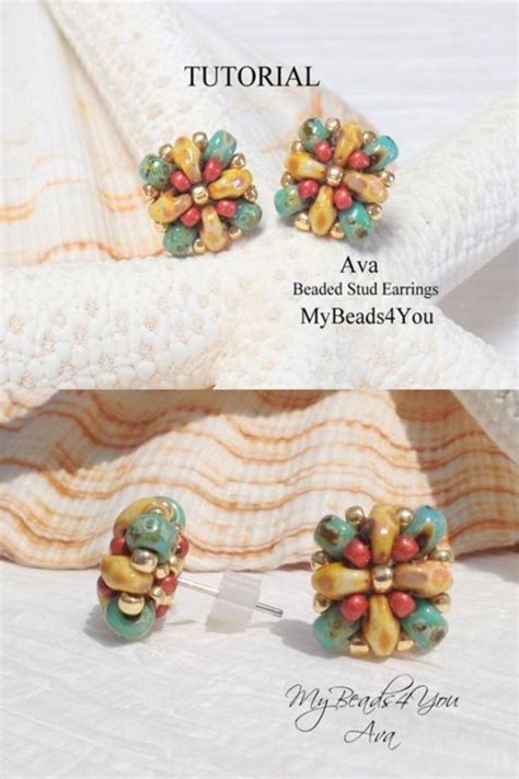 Beading Tutorials And Patterns Jewelry Making Seed Bead Earrings Diy