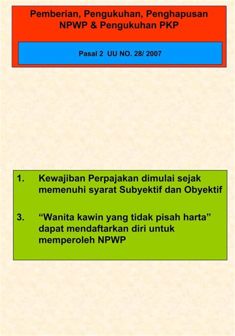 Ketentuan Umum Dan Tatacara Perpajakan Pdf