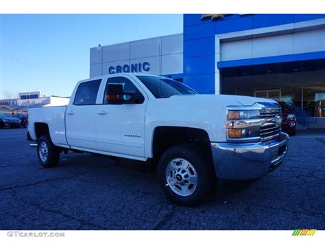 Summit White Chevrolet Silverado Hd Lt Crew Cab