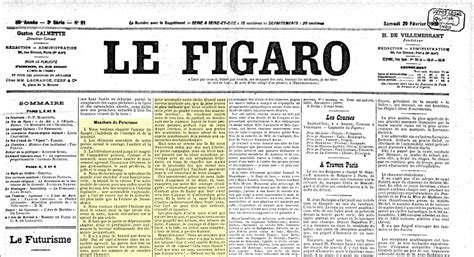 Il Manifesto Del Futurismo Di Filippo Tommaso Marinetti