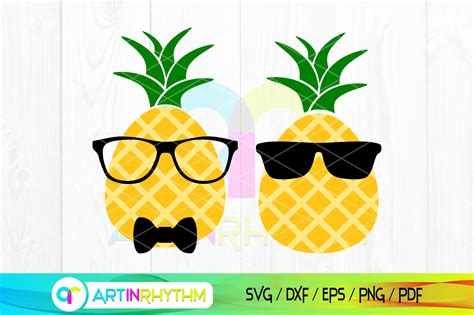 Pineapple With Shades Sunglasses Graphic By Artinrhythm · Creative Fabrica