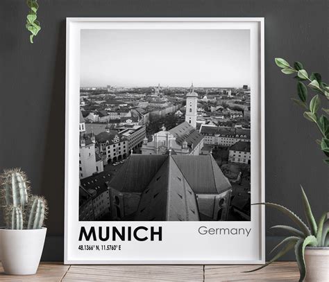 Munich Travel Poster Munich Photo Print Munich Travel Art