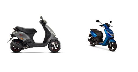 Motorrad Vergleich Piaggio Zip S 50 2022 Vs Peugeot Kisbee 50 4t Rs 2021