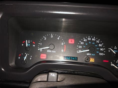 2010 Jeep Wrangler Dash Warning Lights