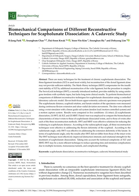 Pdf Biomechanical Comparisons Of Different Reconstructive Techniques