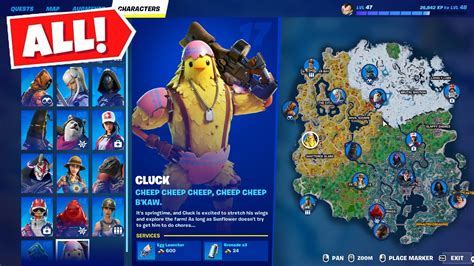 All 17 Character Locations In Fortnite Chapter 4 Season 2 Full