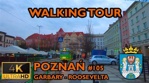 Poznan Poland Walking Tour Downtown Walk February