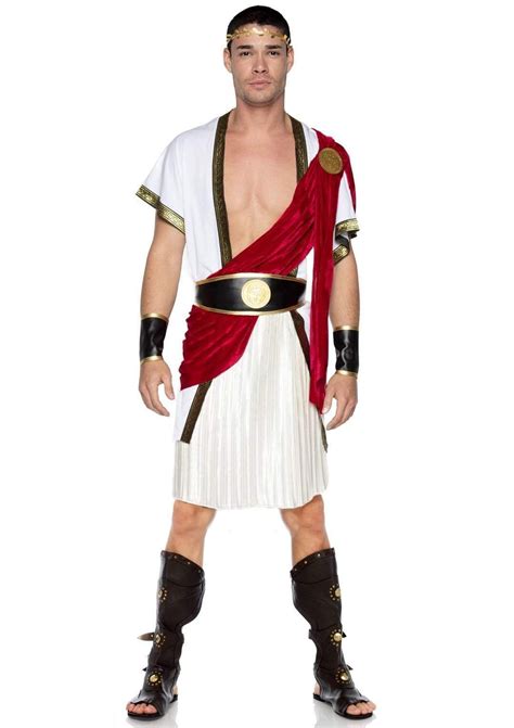 Mens Roman Emperor Caesar Costume Julius Caesar Costume Leg Avenue