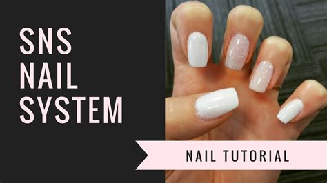 SNS Nail Tutorial Natural Nails Jiannajay YouTube