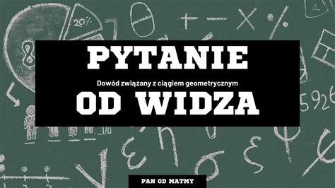 Ciąg geometryczny an gdzie n 1 spełnia warunek an 2 4an 1